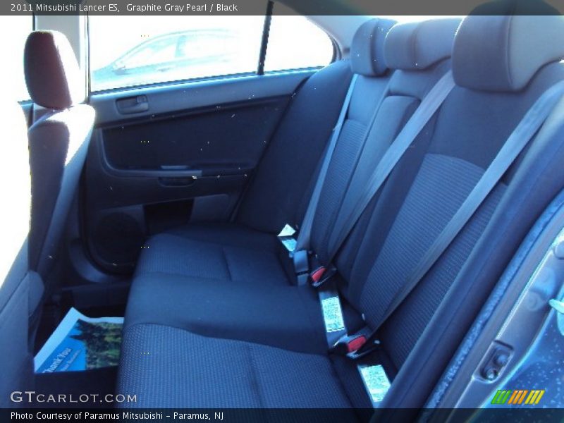 Graphite Gray Pearl / Black 2011 Mitsubishi Lancer ES