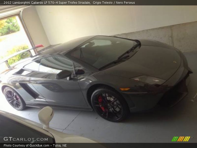 Grigio Telesto / Nero Perseus 2012 Lamborghini Gallardo LP 570-4 Super Trofeo Stradale