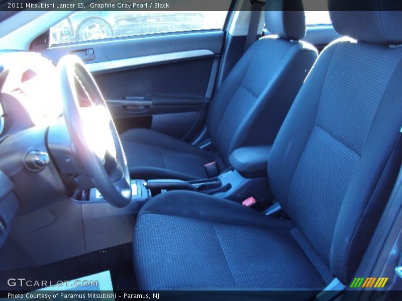 Graphite Gray Pearl / Black 2011 Mitsubishi Lancer ES