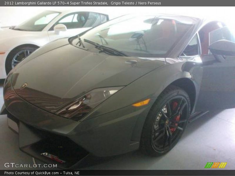 Grigio Telesto / Nero Perseus 2012 Lamborghini Gallardo LP 570-4 Super Trofeo Stradale