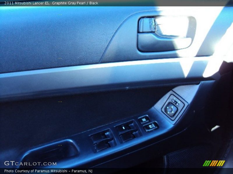 Graphite Gray Pearl / Black 2011 Mitsubishi Lancer ES