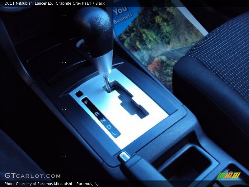 Graphite Gray Pearl / Black 2011 Mitsubishi Lancer ES