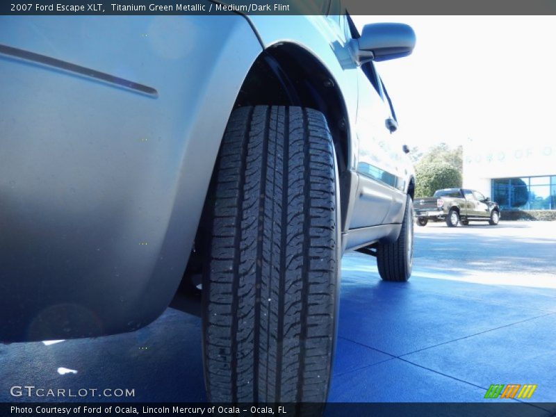 Titanium Green Metallic / Medium/Dark Flint 2007 Ford Escape XLT