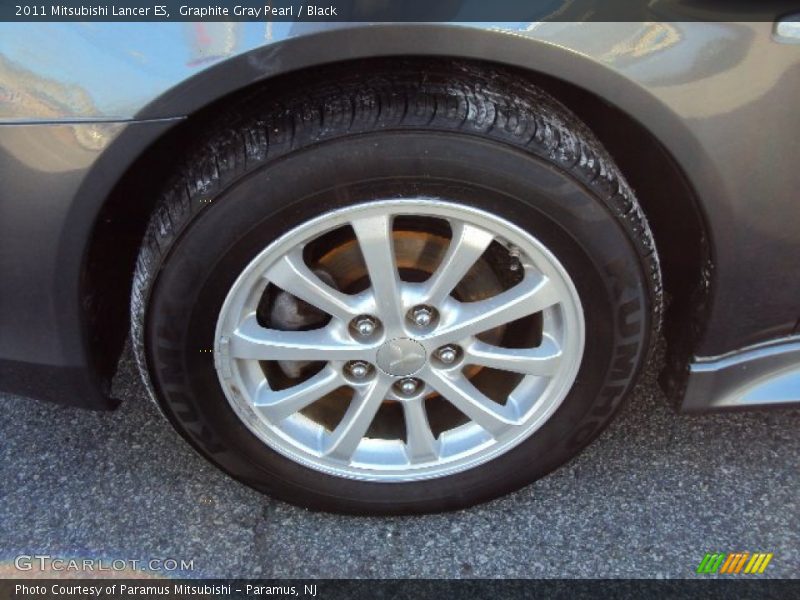 Graphite Gray Pearl / Black 2011 Mitsubishi Lancer ES