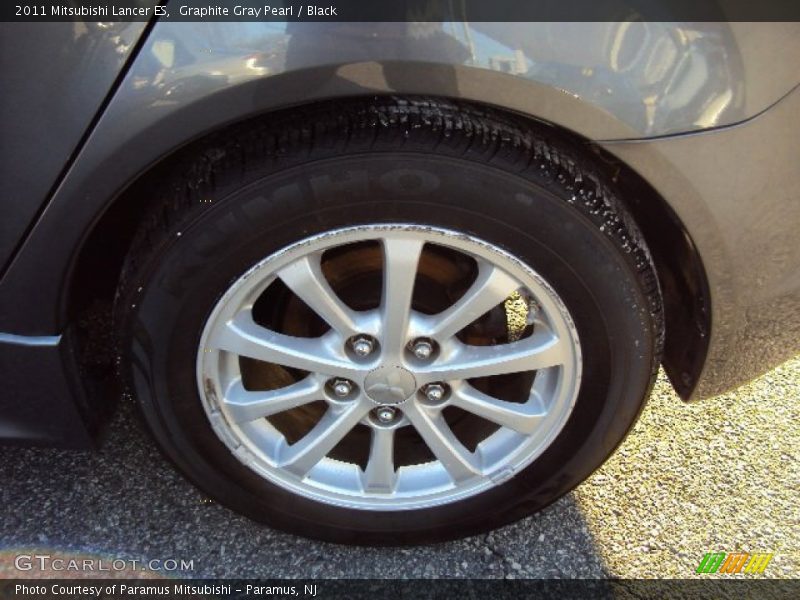 Graphite Gray Pearl / Black 2011 Mitsubishi Lancer ES