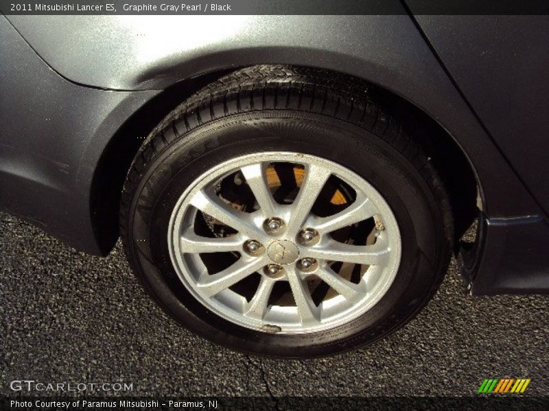 Graphite Gray Pearl / Black 2011 Mitsubishi Lancer ES
