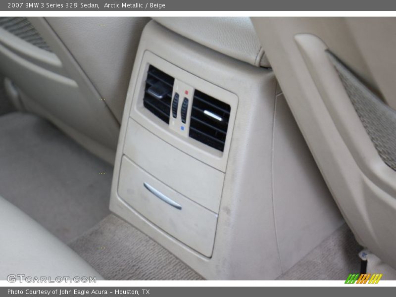 Arctic Metallic / Beige 2007 BMW 3 Series 328i Sedan