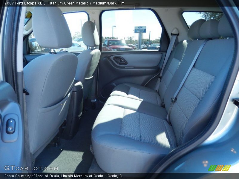 Titanium Green Metallic / Medium/Dark Flint 2007 Ford Escape XLT