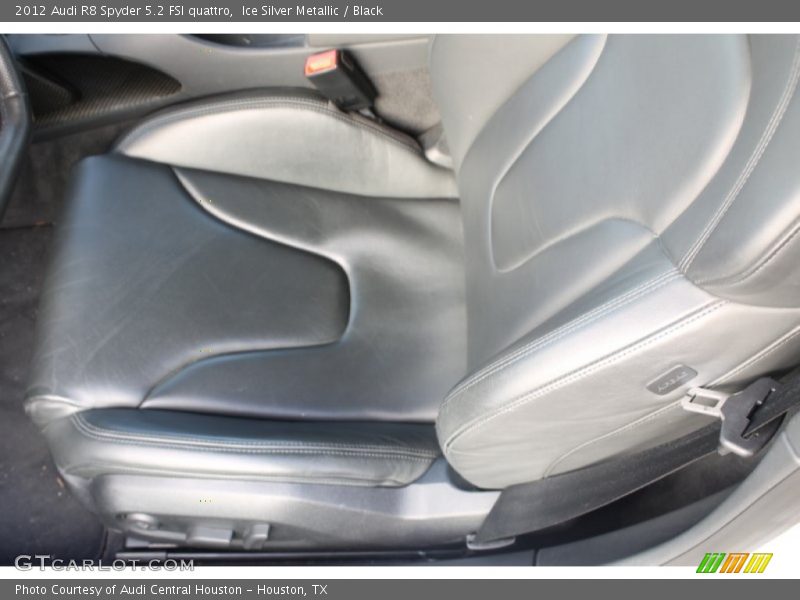 Ice Silver Metallic / Black 2012 Audi R8 Spyder 5.2 FSI quattro