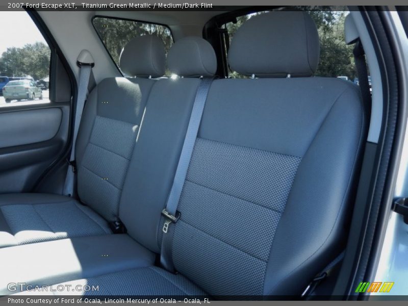 Titanium Green Metallic / Medium/Dark Flint 2007 Ford Escape XLT