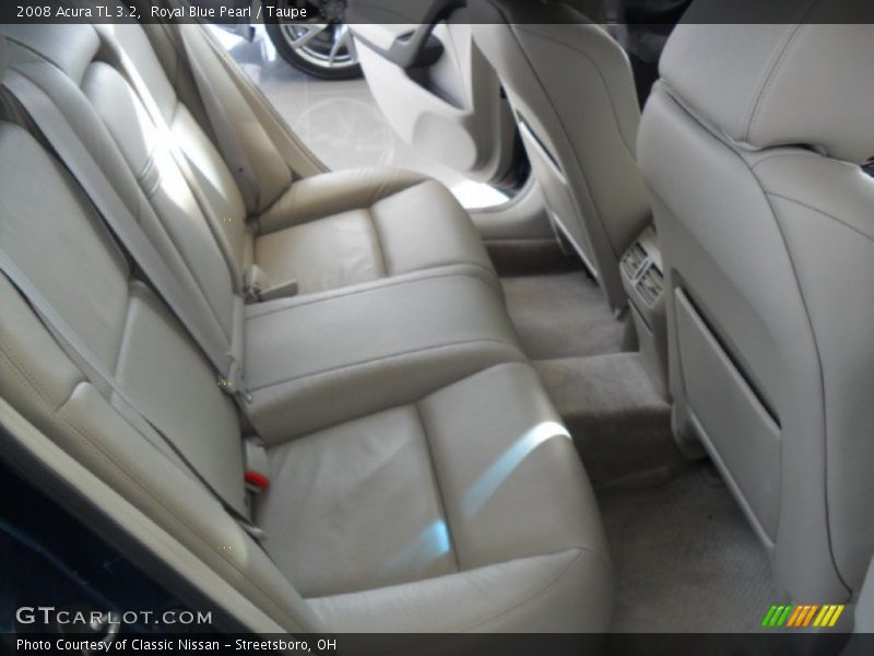 Royal Blue Pearl / Taupe 2008 Acura TL 3.2