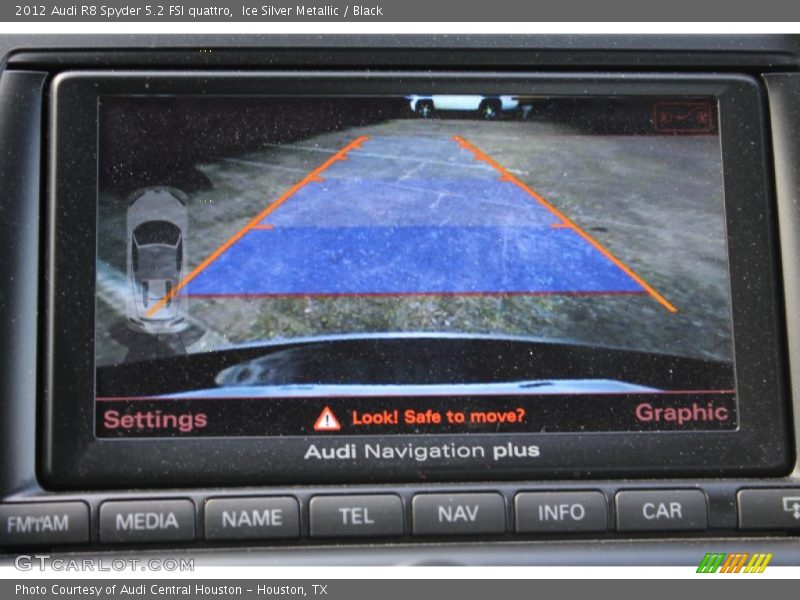 Ice Silver Metallic / Black 2012 Audi R8 Spyder 5.2 FSI quattro
