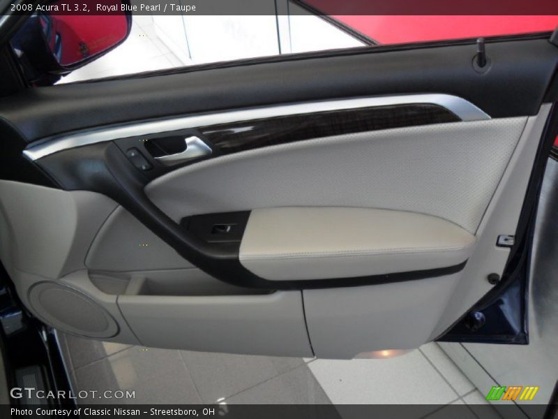 Royal Blue Pearl / Taupe 2008 Acura TL 3.2
