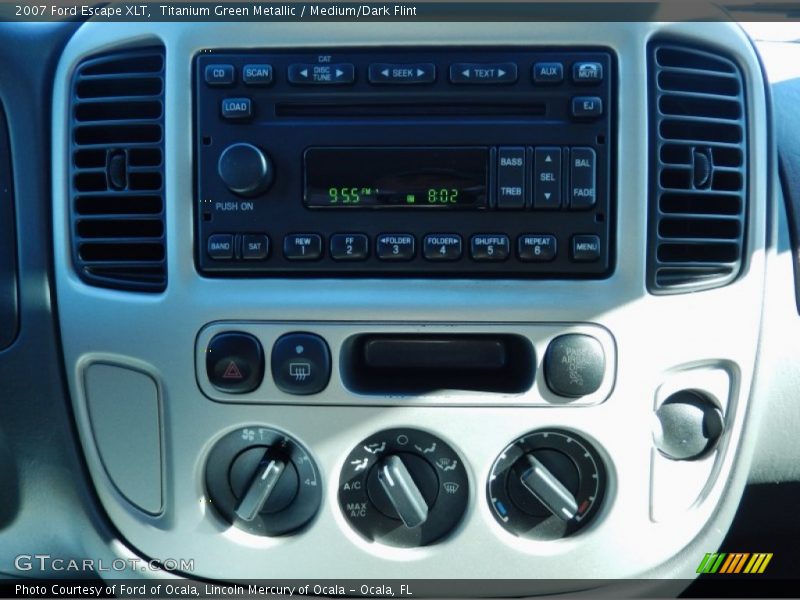 Titanium Green Metallic / Medium/Dark Flint 2007 Ford Escape XLT