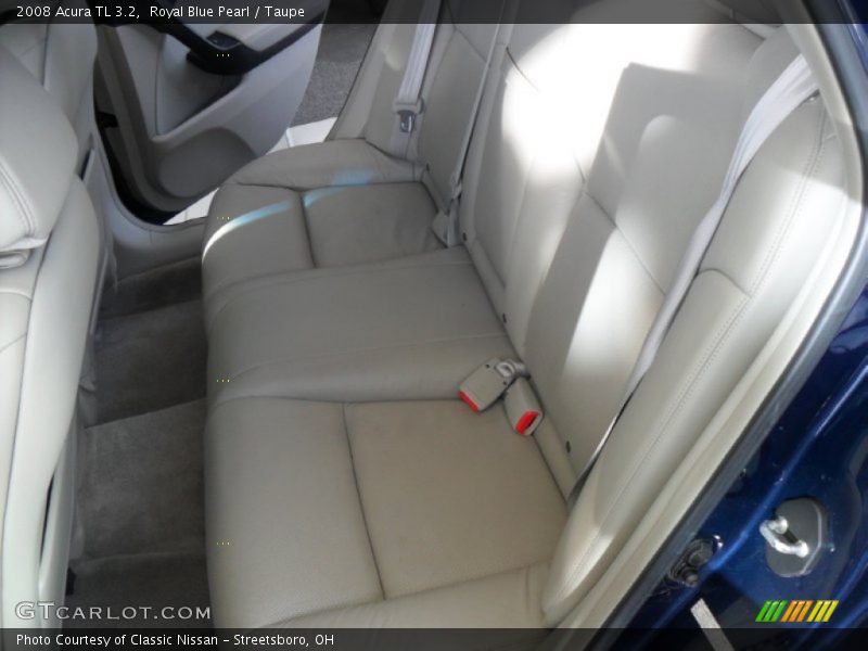 Royal Blue Pearl / Taupe 2008 Acura TL 3.2