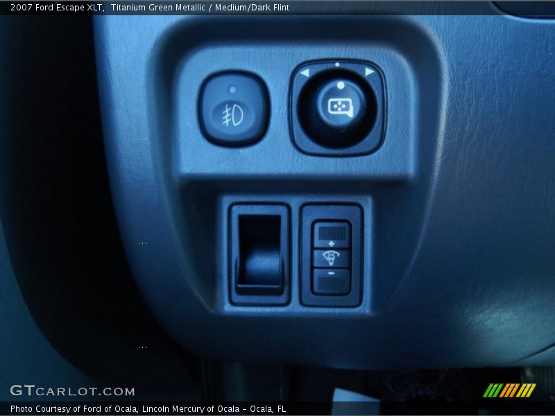 Titanium Green Metallic / Medium/Dark Flint 2007 Ford Escape XLT