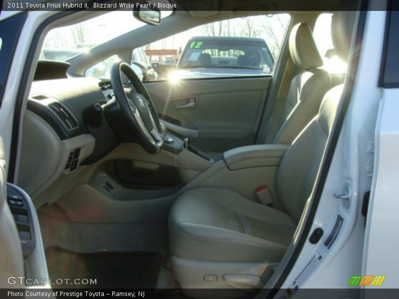 Blizzard White Pearl / Bisque 2011 Toyota Prius Hybrid II