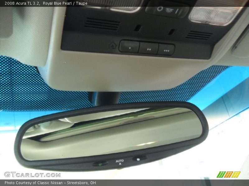 Royal Blue Pearl / Taupe 2008 Acura TL 3.2