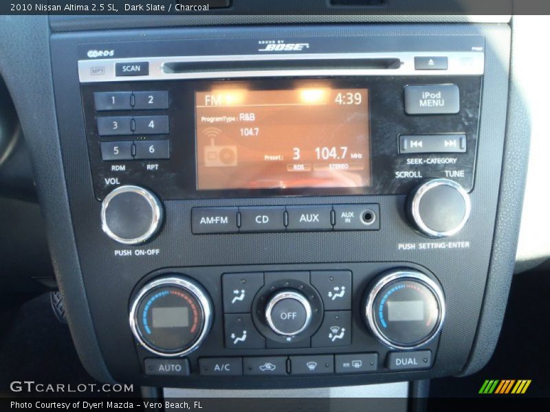 Dark Slate / Charcoal 2010 Nissan Altima 2.5 SL