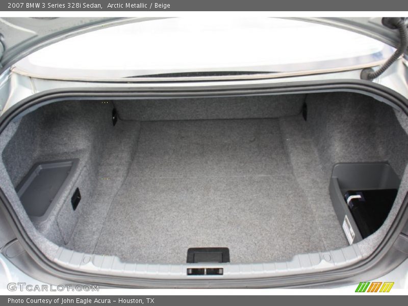 Arctic Metallic / Beige 2007 BMW 3 Series 328i Sedan