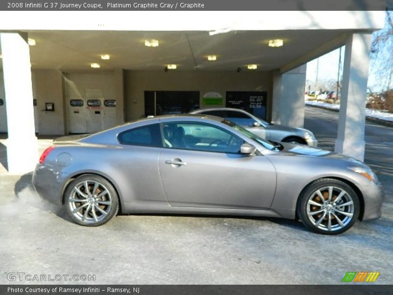 Platinum Graphite Gray / Graphite 2008 Infiniti G 37 Journey Coupe