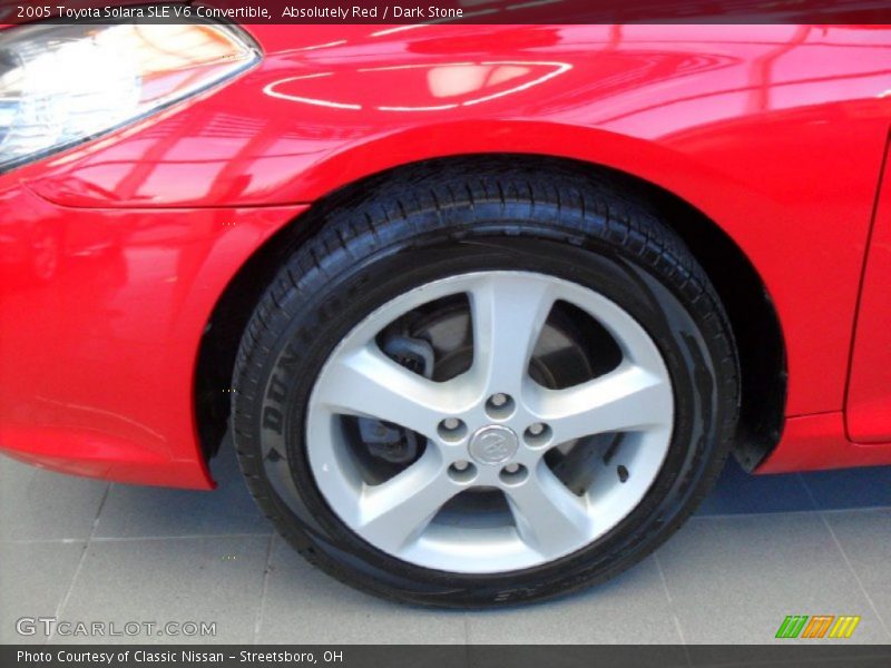 Absolutely Red / Dark Stone 2005 Toyota Solara SLE V6 Convertible