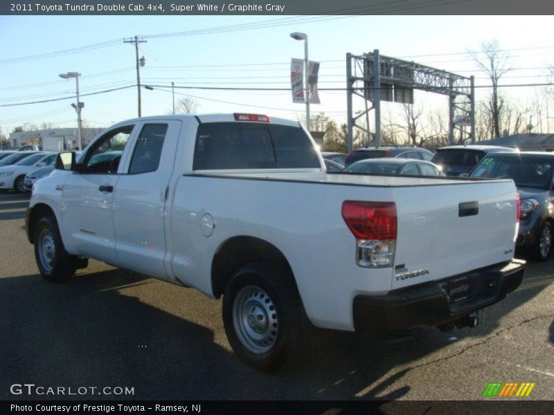 Super White / Graphite Gray 2011 Toyota Tundra Double Cab 4x4