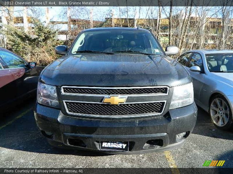 Black Granite Metallic / Ebony 2012 Chevrolet Tahoe LT 4x4