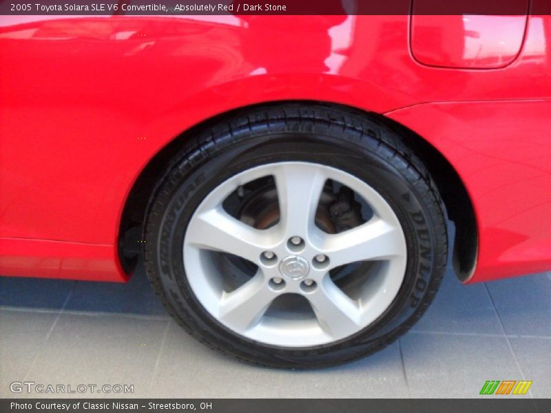 Absolutely Red / Dark Stone 2005 Toyota Solara SLE V6 Convertible