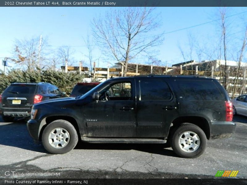 Black Granite Metallic / Ebony 2012 Chevrolet Tahoe LT 4x4