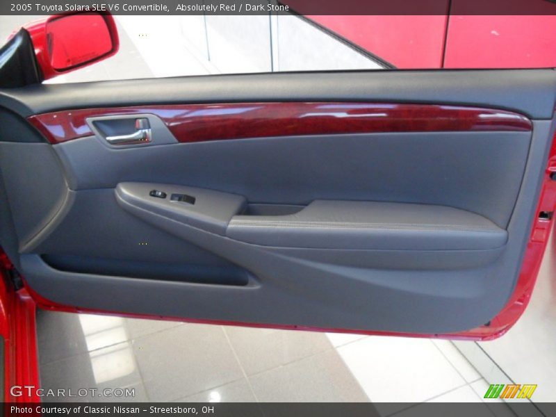 Absolutely Red / Dark Stone 2005 Toyota Solara SLE V6 Convertible