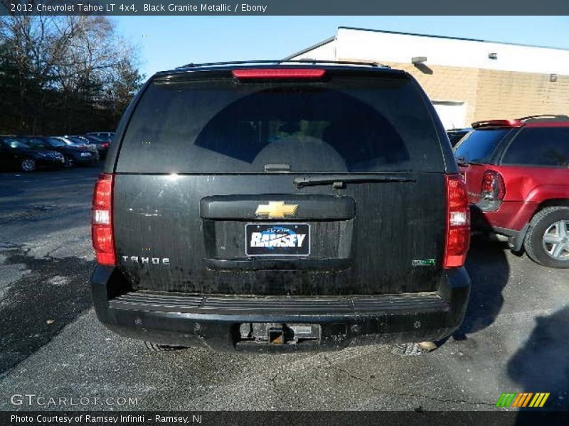 Black Granite Metallic / Ebony 2012 Chevrolet Tahoe LT 4x4