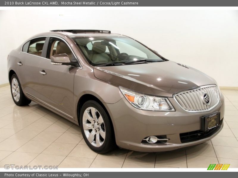 Mocha Steel Metallic / Cocoa/Light Cashmere 2010 Buick LaCrosse CXL AWD