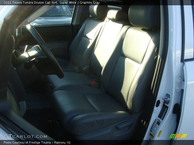 Super White / Graphite Gray 2011 Toyota Tundra Double Cab 4x4