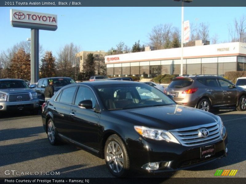 Black / Black 2011 Toyota Avalon Limited