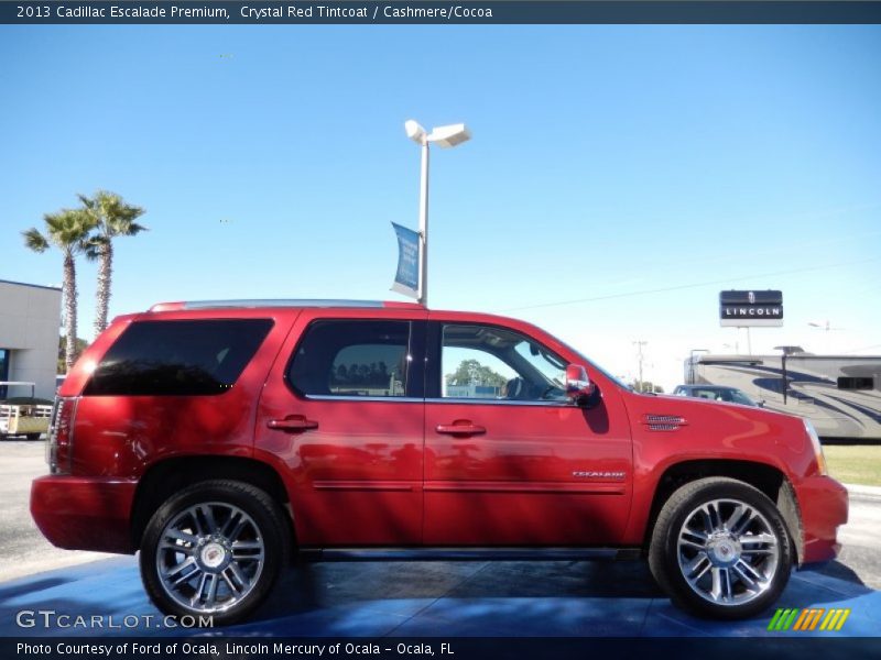 Crystal Red Tintcoat / Cashmere/Cocoa 2013 Cadillac Escalade Premium