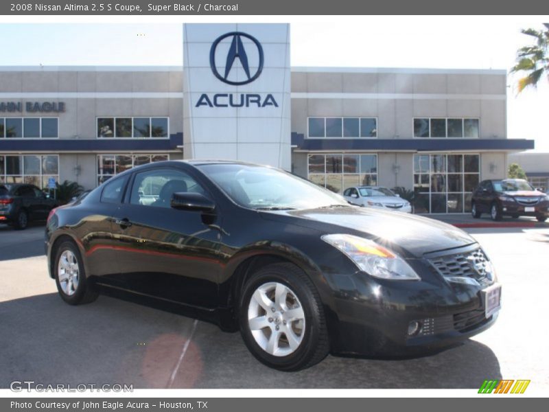 Super Black / Charcoal 2008 Nissan Altima 2.5 S Coupe