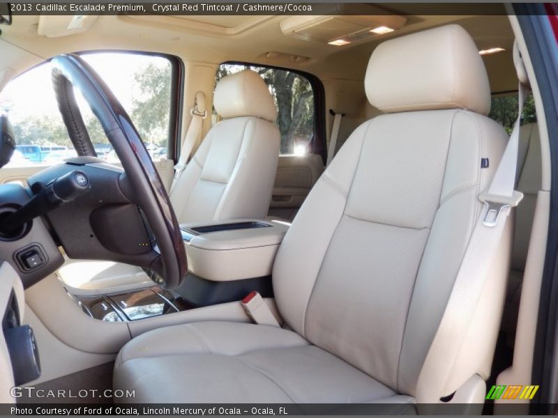 Front Seat of 2013 Escalade Premium