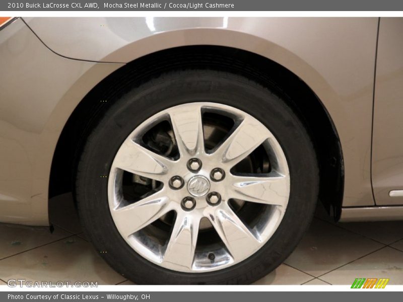 Mocha Steel Metallic / Cocoa/Light Cashmere 2010 Buick LaCrosse CXL AWD