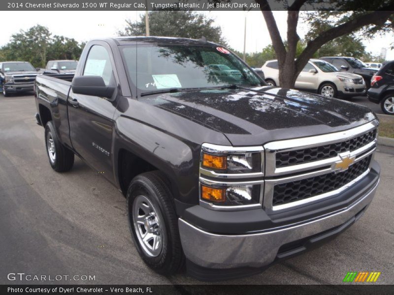 Tungsten Metallic / Jet Black/Dark Ash 2014 Chevrolet Silverado 1500 WT Regular Cab