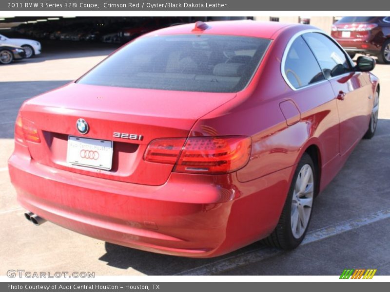 Crimson Red / Oyster/Black Dakota Leather 2011 BMW 3 Series 328i Coupe