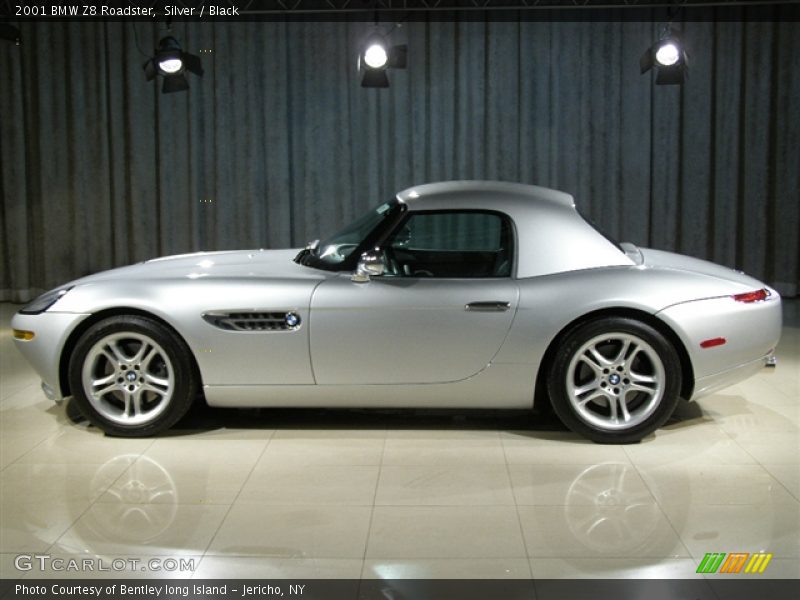 Silver / Black 2001 BMW Z8 Roadster