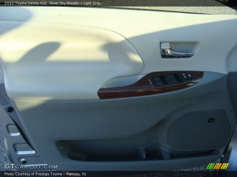 Silver Sky Metallic / Light Gray 2012 Toyota Sienna XLE