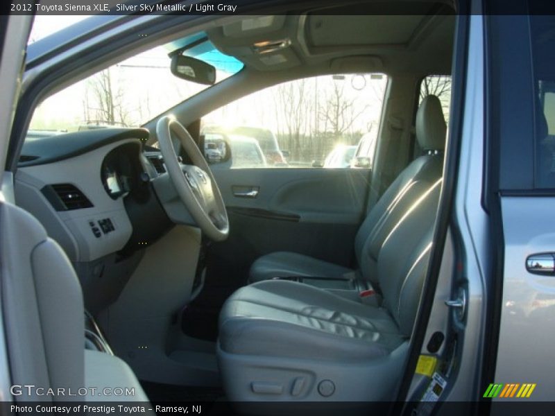 Silver Sky Metallic / Light Gray 2012 Toyota Sienna XLE
