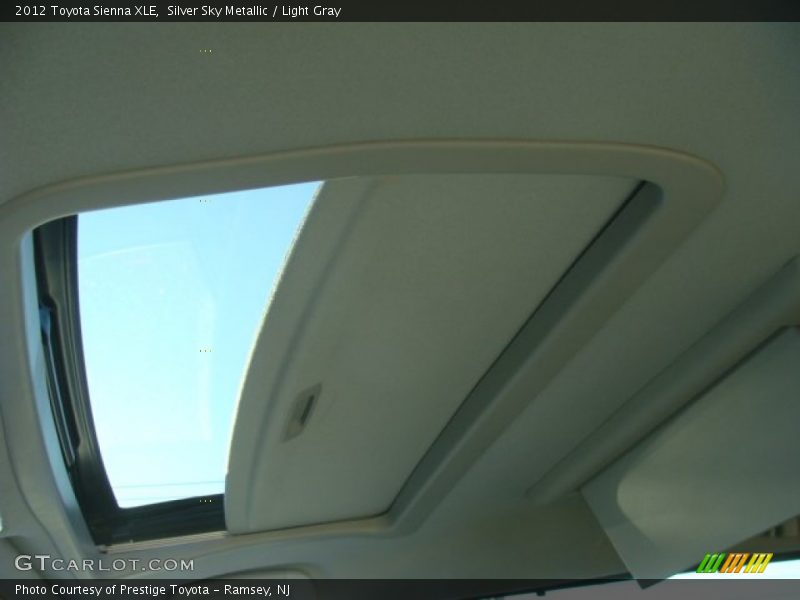 Silver Sky Metallic / Light Gray 2012 Toyota Sienna XLE