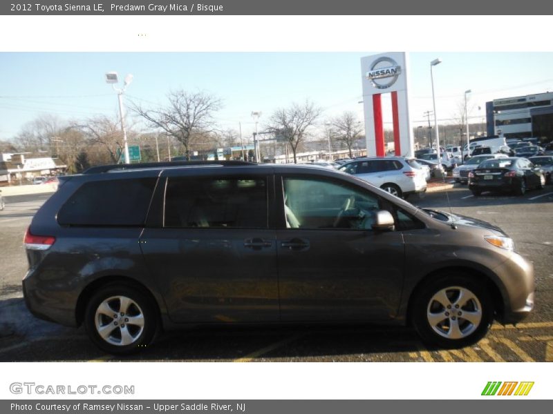 Predawn Gray Mica / Bisque 2012 Toyota Sienna LE
