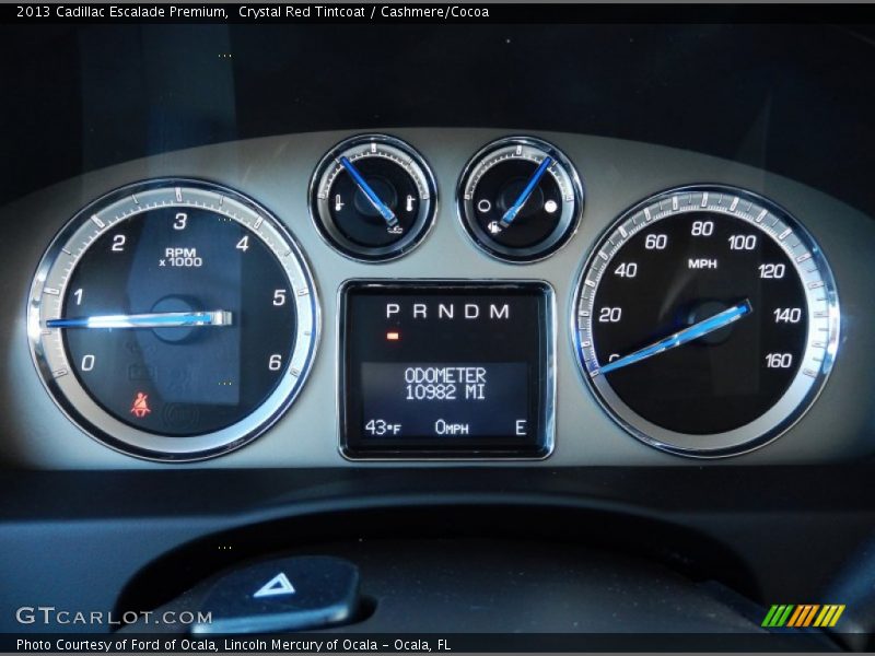  2013 Escalade Premium Premium Gauges