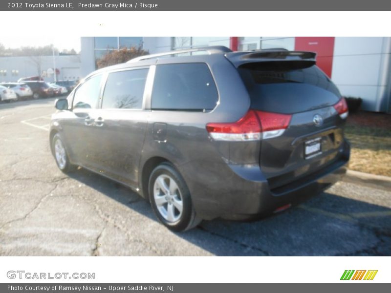 Predawn Gray Mica / Bisque 2012 Toyota Sienna LE