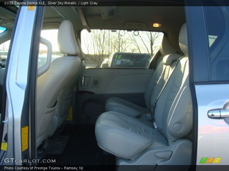 Silver Sky Metallic / Light Gray 2012 Toyota Sienna XLE