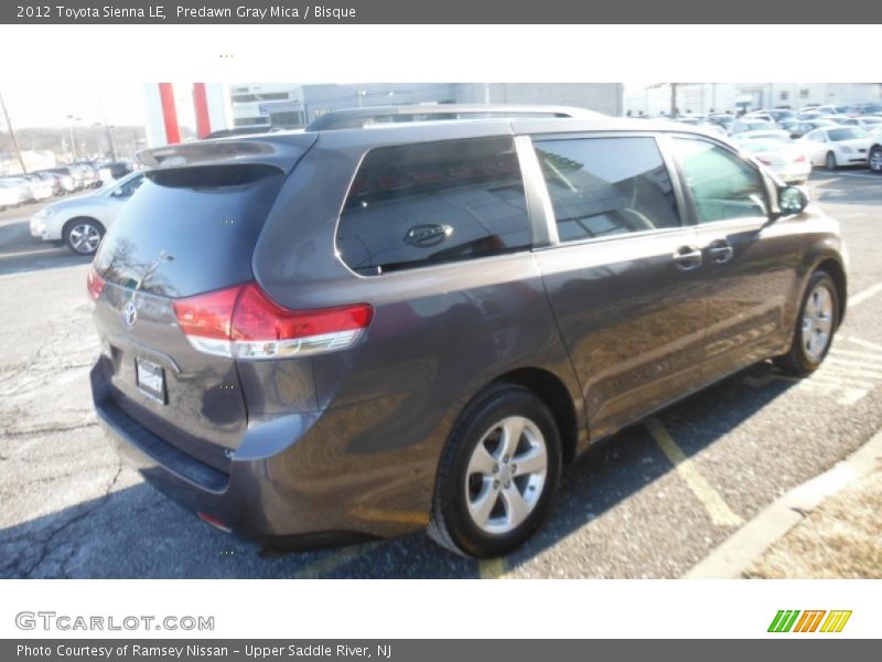Predawn Gray Mica / Bisque 2012 Toyota Sienna LE